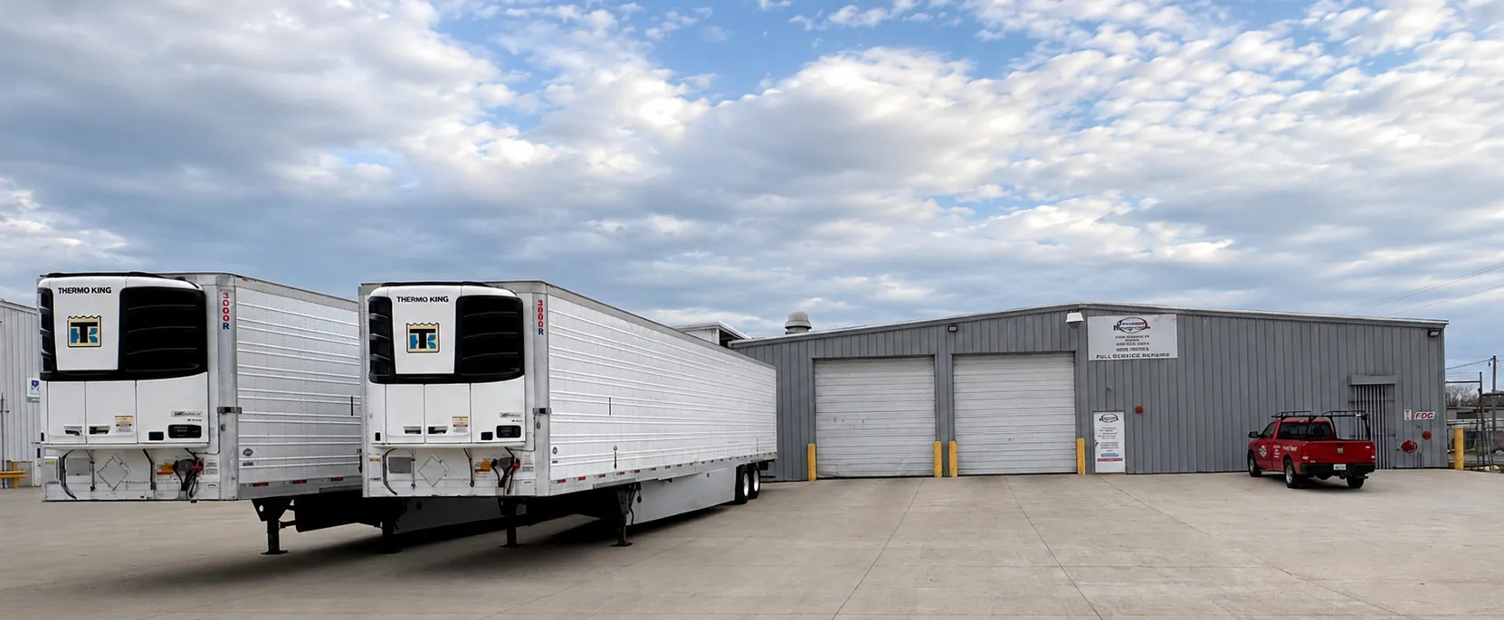 CoolFleet Leasing Appleton Wisconsin facility at 1300 S Lynndale Drive — Fox Valley refrigerated trailer rental and cold storage