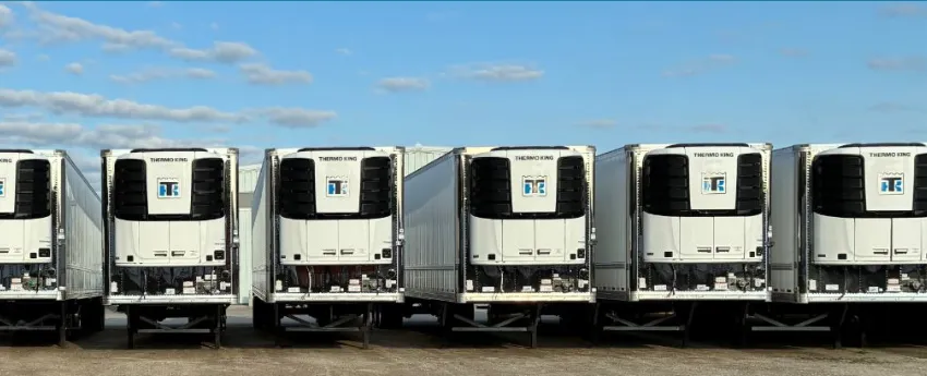 CoolFleet refrigerated trailers with Thermo King units